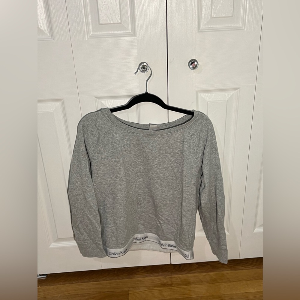 Gray Calvin Klein Sweater